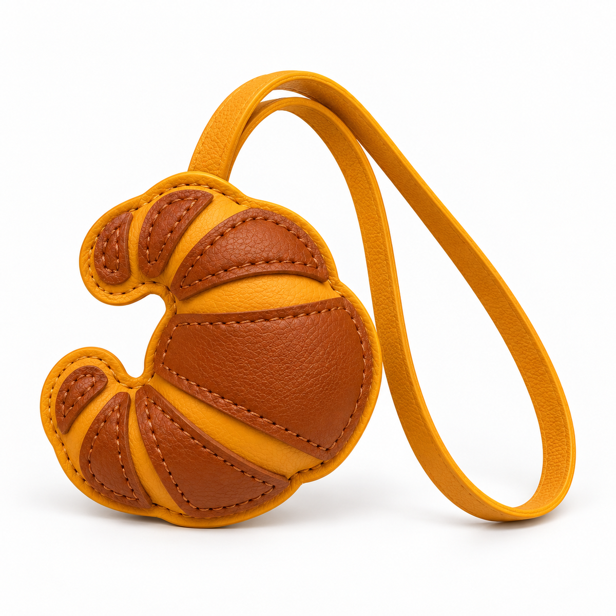 Croissant keychain