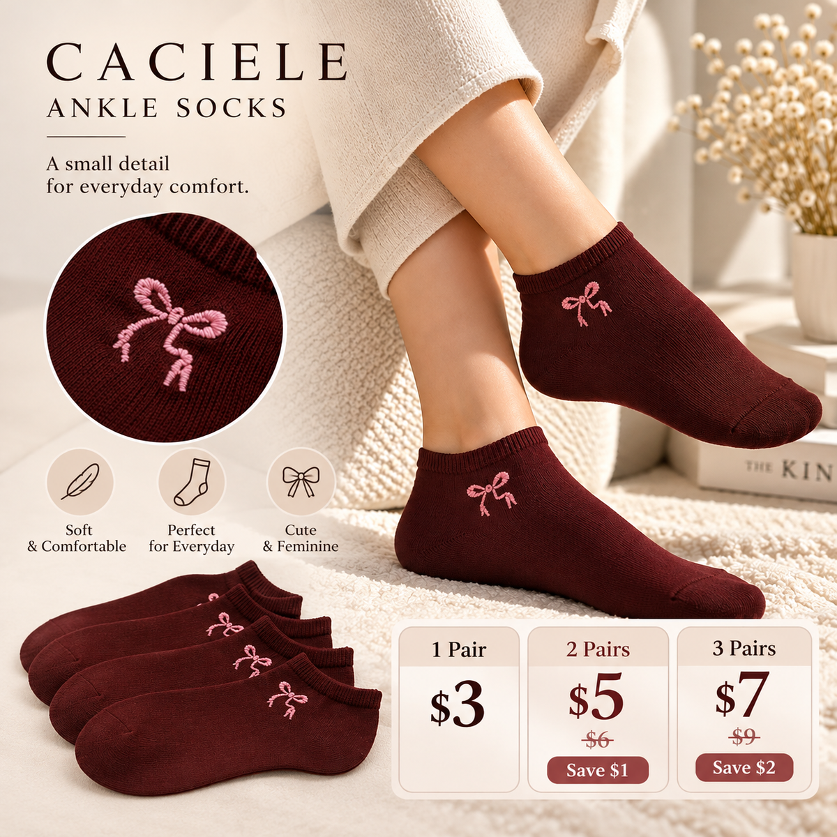 Bow Socks