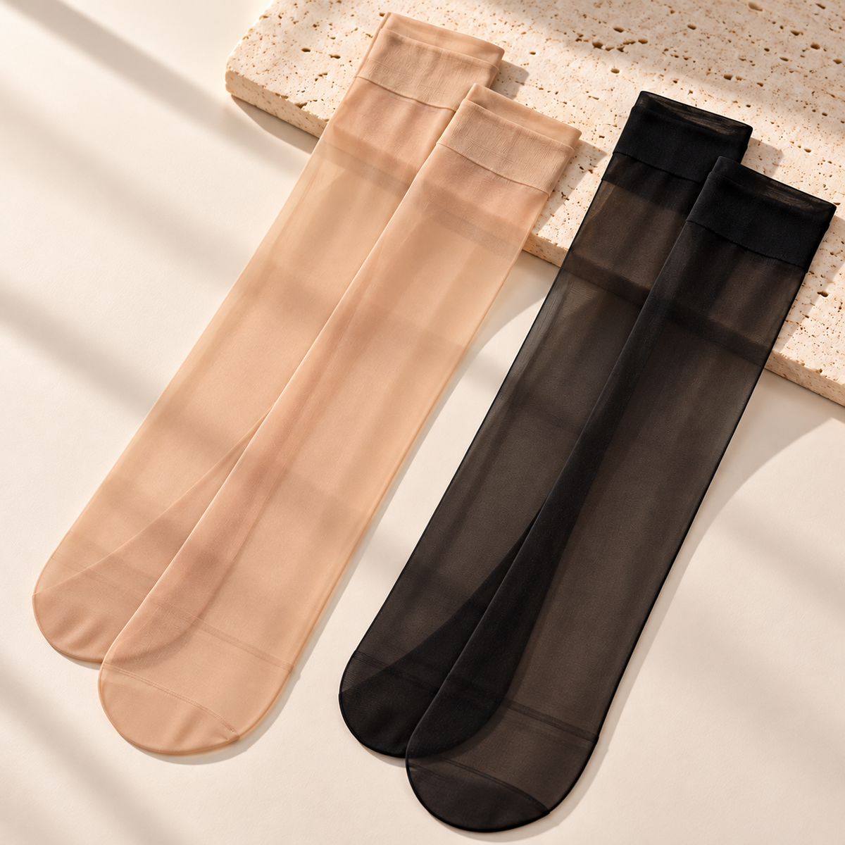 Caciele sheer knee-high Socks